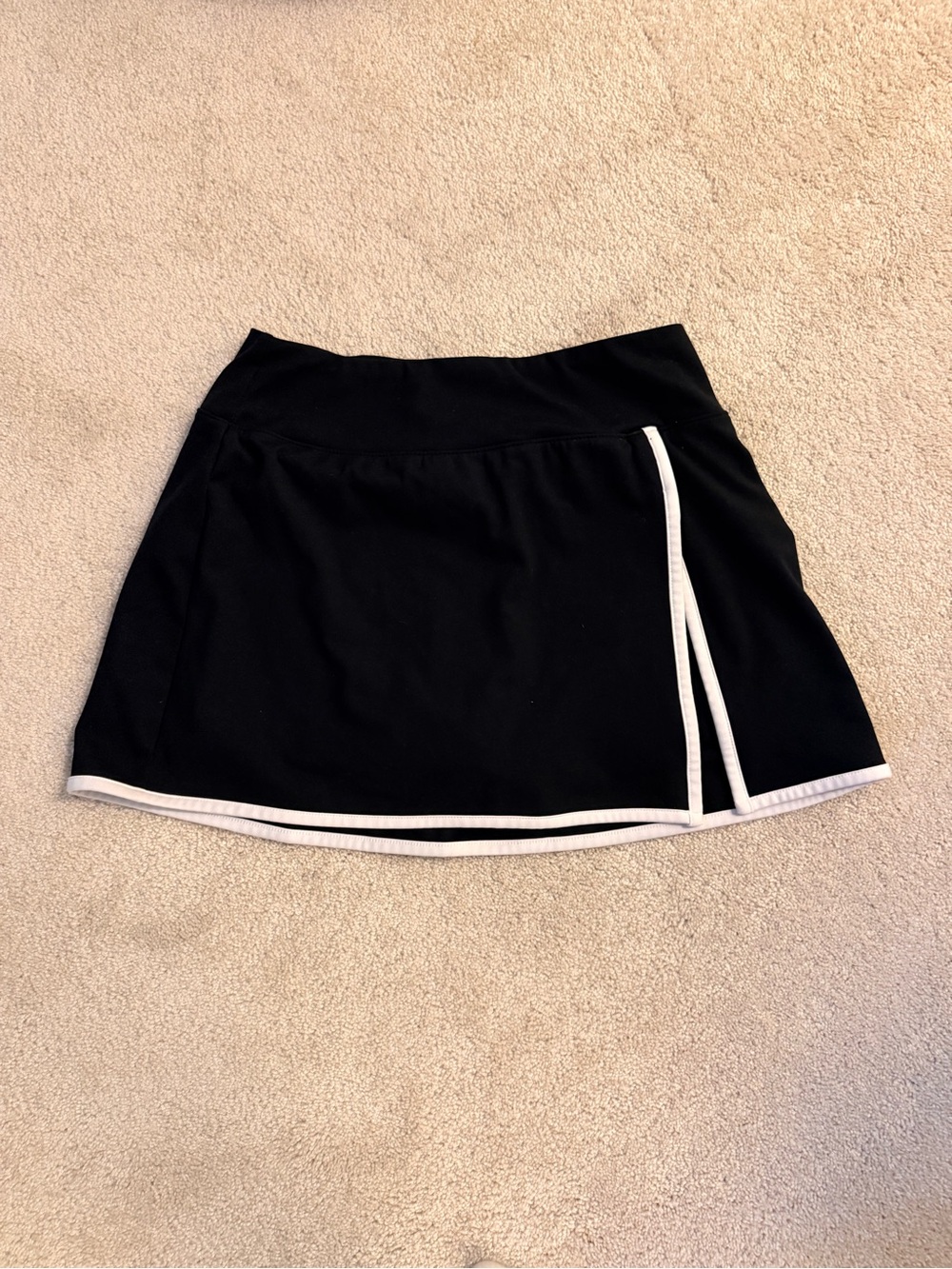wild fable Black Mini Skirt with White Trim